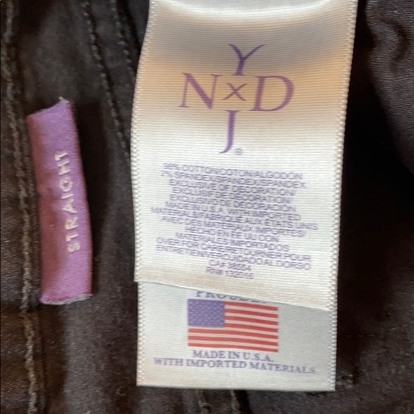 Nydj Black Straight Denim Jean Lift and Tuck Tech. - Picture 6 of 8
